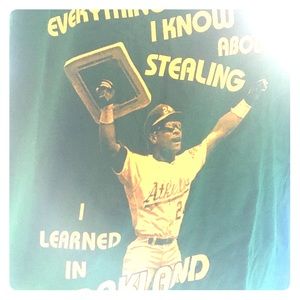 NWT Men’s XXL Oakland A’s Ricky Henderson T-shirt